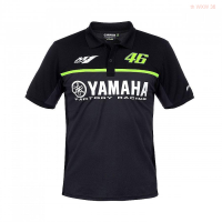 【high quality】  Vr 46 Mens Yamaha M1 Motorcycle Gp Printed Polo Short Sleeve T-shirt