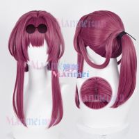 Manmei Honkai: Star Rail Kafka Cosplay Wig 43cm Wig Rose Purple Wig Cosplay Anime Cosplay Wigs Heat Resistant Synthetic Wigs dv dn