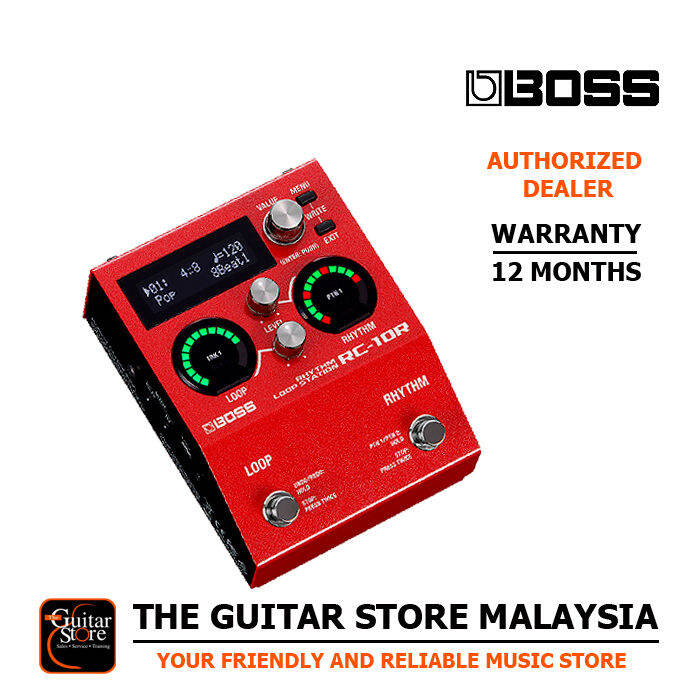 Boss RC10R Rhythm Loop Station Effect Pedal (RC10R / RC 10 R) Lazada