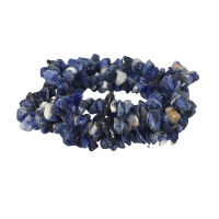 ลูกปัดแท้ Chip (เศษหิน) หินโซดาไลท์ (Sodalite) - (สีน้ำเงิน)