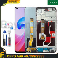 Beyondwolf ต้นฉบับสำหรับ OPPO A96จอแอลซีดีทั่วโลก CPH2333แผงหน้าจอทัชสกรีนหน้าจอสัมผัสหน้าจอแสดงผล LCD สำหรับ Oppo A96 4G จอแอลซีดีพร้อมกรอบ