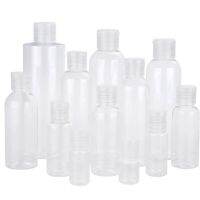 5-250ML PET Transparent Bottle Plastic Portable Travel Liquid Dispensing Bottle Butterfly Cover Cosmetic Containers Travel Size Bottles Containers Tra