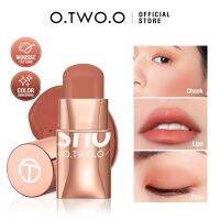 BeautyIU O.two.o ครีม Blusher แท่งบลัชผสมกันน้ำได้ยาวนานริมฝีปากตาใช้ได้หลากหลายสำหรับผู้หญิง【สี】