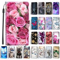 Flower Pattern Flip Case For Xiaomi Redmi 10C 10 Power Redmi10 C Redmi10C 10Power Wallet Leather Phone Case Stand Book Cover Electrical Safety
