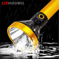 LIZHOUMIL ไฟฉาย Led ไฟฉายจิ๋วกลางแจ้งแบบพกพา,คบเพลิงแสงแฟลชตั้งแคมป์อะลูมินัมอัลลอยมีประสิทธิภาพ