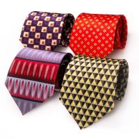 EASTEPIC Silk Print Ties for Men Men’s Neckties with Geometric Designs Business Suits with Fashionable Ties for Formal Occasions Cable Management