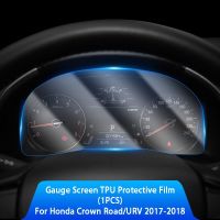 อุปกรณ์เสริม2016-2019 Civic Road/URV Crown CRV Honda สำหรับฟิล์มใสสติ๊กเกอร์ป้องกันที่คลุมหน้าจอแผงหน้าปัดรถยนต์ TPU