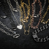 LIDU High Quality 925 Silver Chains Exaggerated Necklaces Fashion Exquisite Monaco Ornaments To Send Friends As Gifts