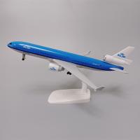 เนเธอร์แลนด์และ KLM ใหม่20ซม. MD-11สายการบิน MD เครื่องบินจำลองอัลลอยหล่อขึ้นรูปแบบจำลองเครื่องบินล้อ W เครื่องบินของเล่น