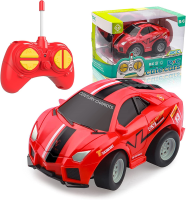 Cartoon Toy Car Rubber Tyre Wireless Remote Control Off-road Vehicle The New Four-way Race Car Car Model