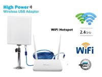 Router Set ชุด ขยายสัญญาณ Wifi ระยะไกลๆ ปล่อย Wifi Hotspot ผ่าน Router เสมือนมี Router Wifi ส่วนตัว อีกจุด แบบไร้สาย รองรับการใช้งาน 32 อุปกรณ์+-