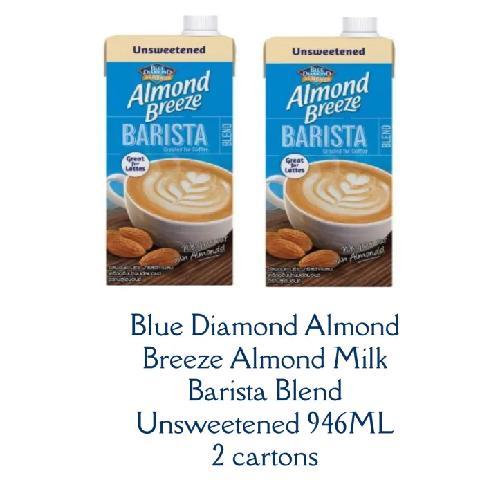 Blue Diamond Almond Breeze Almond Milk Barista Blend Unsweetened 946ML