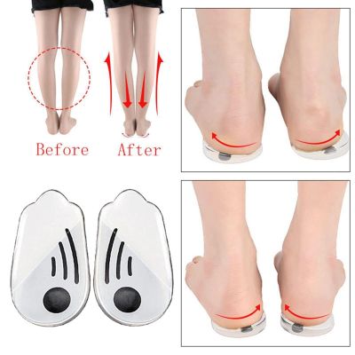 2Pcs Magnetic Silicone Insoles Orthopedic O/X-type Legs Corrector Valgus Varus Plantar Fasciitis Magnet Massage Foot Care Insole Shoes Accessories