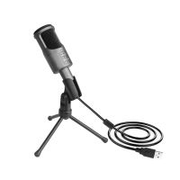 Professional Condenser Microphone USB Microphone with Tripod for Karaoke Computer Conference