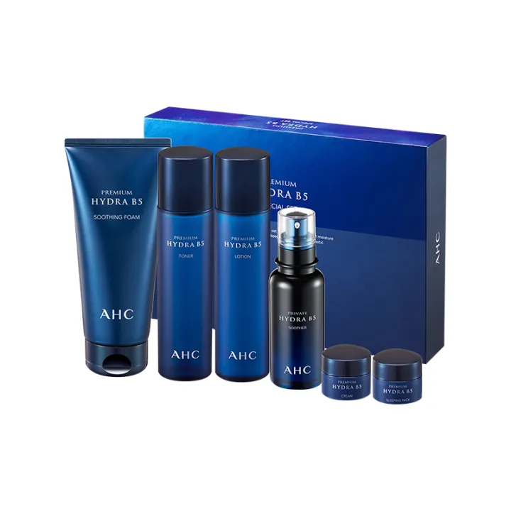 AHC B5 Hyaluronic Acid Moisturizing Six Pieces Skin Care Set【Expire