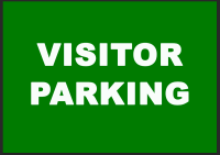 Visitor Parking Metal Sign Customer Private Driveway Garage Office Car Park Sign