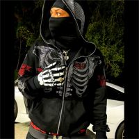 ۞ Rhinestone Skeleton Zip Hoodie Y2k Mens Rhinestone Skeleton Hoodie - Hoodie Men Y2k - Aliexpress