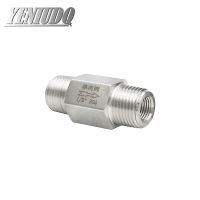 Male thread 1/8" 1/4" 3/8" 1/2" 3/4" 304 stainless steel double outer wire check valve hexagonal grinding check valve liquid gas