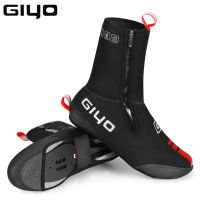 GIYO ขี่จักรยาน Overshoes กันน้ำ Windproof กันฝนขนแกะ MTB Road Warm รองเท้าจักรยานครอบคลุมจักรยานฤดูหนาว Thermal Protector