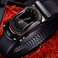 Belts Men Sports Car Luxury Brand Designer Fashion Automatic Buckle PU Leather Mens Jeans High Quality Waist Male Strap