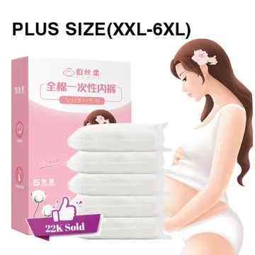 Autumnz - Premium Disposable Panty || Cotton Panty || Mesh Panties  Maternity Panties (4/5pcs/pack)