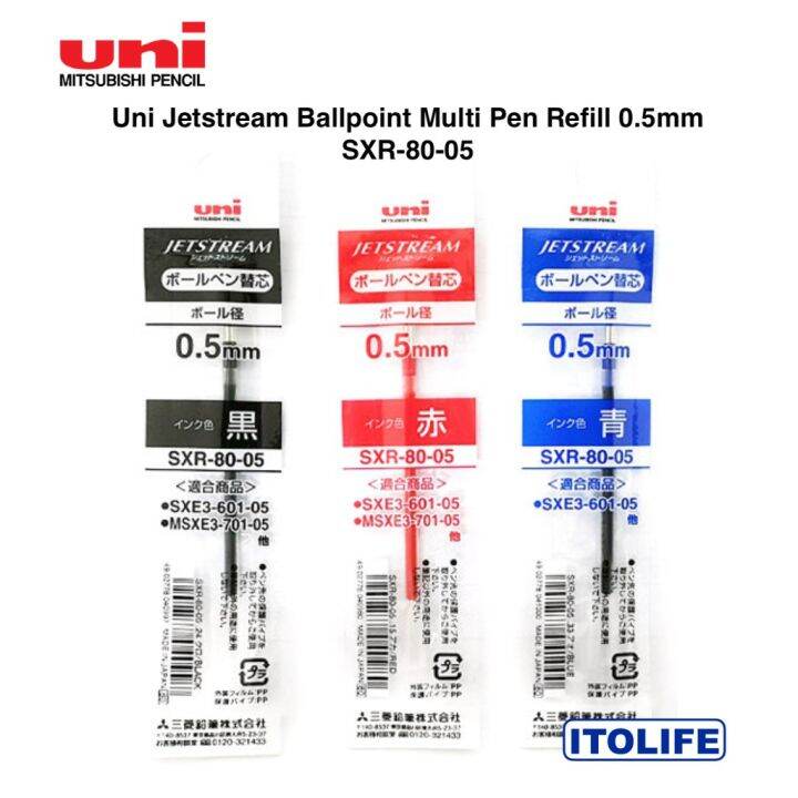 Uni Jetstream Ballpoint Multi Pen Refill 0.5mm SXR8005 1pc Lazada PH