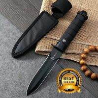 KNIFE XM7-319 มีดเดินป่าด้ามตรง มีดพกพา (10.5 นิ้ว) มีดแคมป์ปิ้ง ฟรีซองเก็บมีดอย่างดี