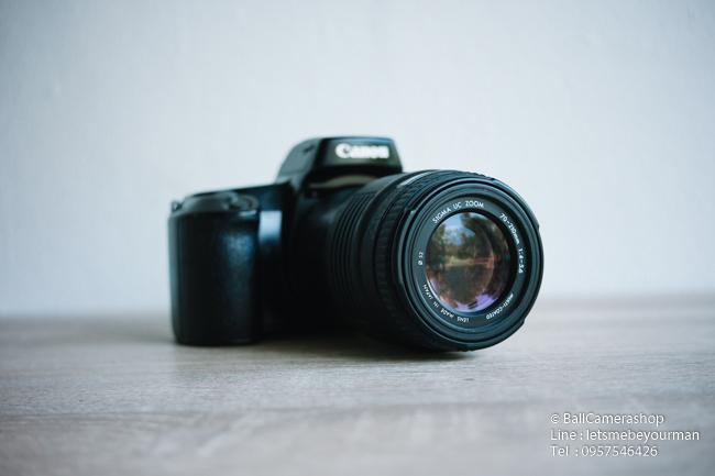 ขายกล้องฟิล์ม-canon-eos-1000s-serial-5407893-พร้อมเลนส์-sigma-70-200mm