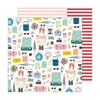 Maggie Holmes Round Trip Double-Sided Cardstock 12"X12"