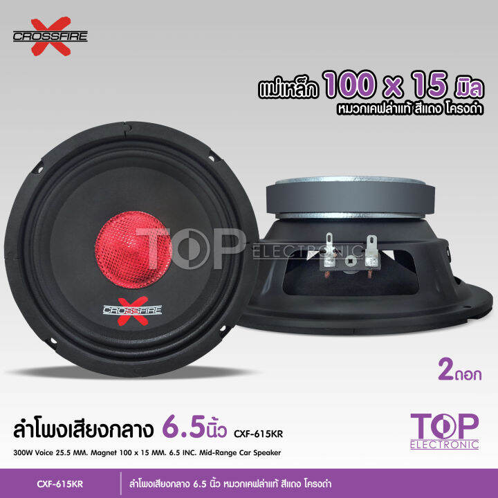 crossfire-x-ชุดลำโพง-เพาเวอร์แอมป์-5000w-ปรีแอมป์7แบน-แยกซับ-ดอกลำโพงเสียงกลาง-6-5-นิ้ว-2-ดอก-แหลมจาน4นิ้ว-2ดอก-ครบชุด6ชิน-งานคุณภาพ-เลือกรุ่นได้