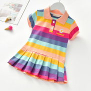 Zhihuida Váy Bé Gái 1-6 Tuổi, Đầm Trang Trí Hoa Cúc Dễ Thương Bằng Cotton