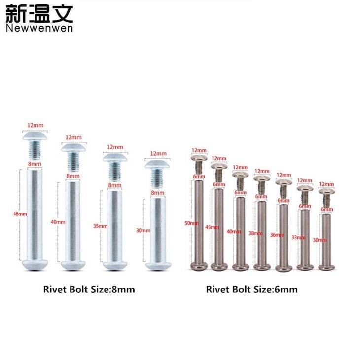 Replacement Luggage Wheels Replace 6Mm Axles Bolts Rivets For 4 And Hex