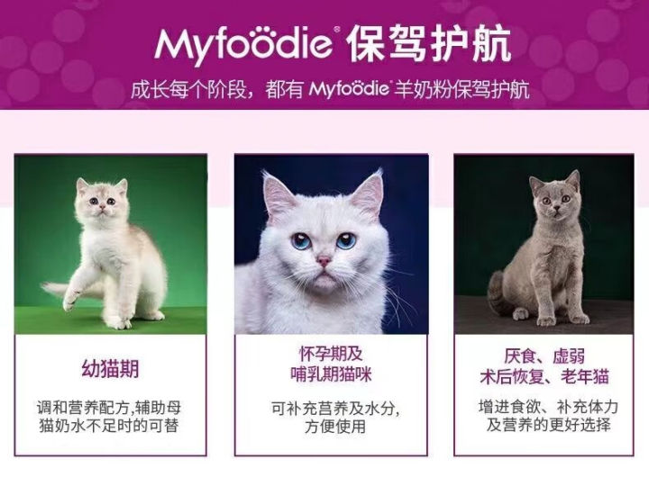 myfoodie-pet-สุนัขและแมวนมผงสำหรับสุนัขผู้ใหญ่ลูกสุนัขและลูกแมว-นมผงสูตรสุนัขและแมวแรกเกิด300กรัม-1กระป๋อง