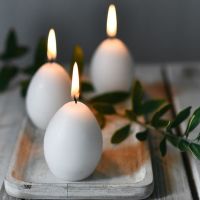 3D Simulation Egg Candle Mould DIY Duck Egg Goose Egg Shape Candle Making Silicone Mold Handmade Mousse Soap Molds Home Decor