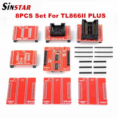 100% Original V3 TSOP32 TSOP40 SOP44 TSOP48 ZIF adapter kit for MiniPro TL866II Plus programmer Calculators