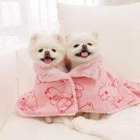 {pets baby} PinkBlanket สำหรับ DogFleece อบอุ่นสัตว์เลี้ยงสุนัขเสื้อคลุม HoodiesYorkshire PuppySoft เสื่ออุปกรณ์สัตว์เลี้ยง