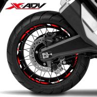 ▽❃ Motorcycle Wheel Sticker Stripe Rim Decal Waterproof Hub Tape Accessories For HONDA XADV X-ADV xadv 750 350 Adventure