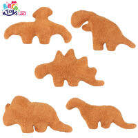 ของเล่น ABCD หมอนตุ๊กตาผ้าใหม่2023 Dino Nugget ยัดไส้นุ่มน่ารักการ์ตูนสัตว์ผ่อนคลายตุ๊กตาหนานุ่มสำหรับ Kado Ulang Tahun เด็กหญิงเด็กชาย