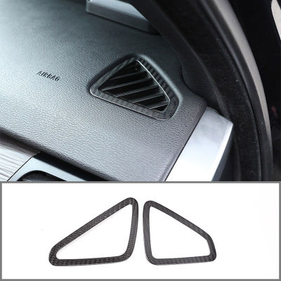 สำหรับ BMW X5 2014-2018แดชบอร์ดเต้าเสียบอากาศกรอบจริงคาร์บอนไฟเบอร์ภายในรถชิ้นส่วนการปรับเปลี่ยน (ซ้ายไทเทเนียม)