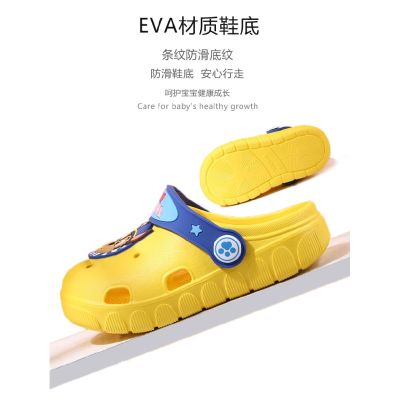Wang Team Make A Great Contribution To Summer Children Toecap Hole Shoes 1-3 Years Old Home Anti-Slip