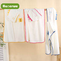 HAOERWU เสื้อคลุมยาวมีฮู้ดเด็ก,เสื้อคลุมอาบน้ำน่ารักสำหรับทารกหญิงและชาย
