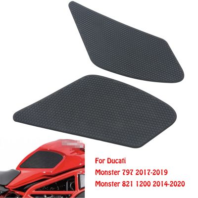 For Ducati Monster 797 821 1200 2014-2020 Motorcycle Anti Slip Sticker Tank Traction Pad Side Knee Grip Protector