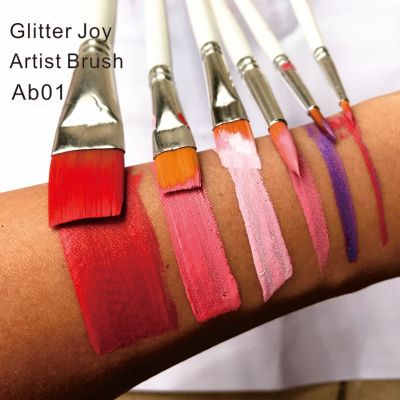 6 PCS/SET Different Sizes Artist Face And Body Paint Brush High Quality DIY Cosplay Makeup Painting Kit