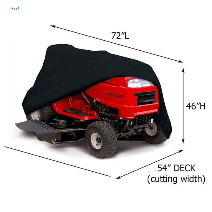 ghj-ผ้าคลุมเครื่องตัดหญ้ารถขี่รถอ๊อกซฟอร์ดสำหรับงานหนักผ้าคลุมเครื่องตัดหญ้าสำหรับเครื่องตัดหญ้าสกู๊ตเตอร์