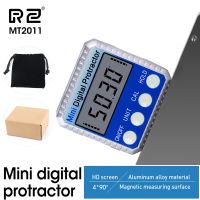 RZ Goniometer Angle Auto Measurement Finder Digital Display Protractor 360° Auto Flip Degree Finder Inclinometer Angle Gauge
