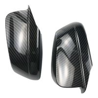 2pcs Car Side Mirror Cover Replacement Rearview Mirror Covers for BMW 5 Series F10 F18 10-13 Years 369+370