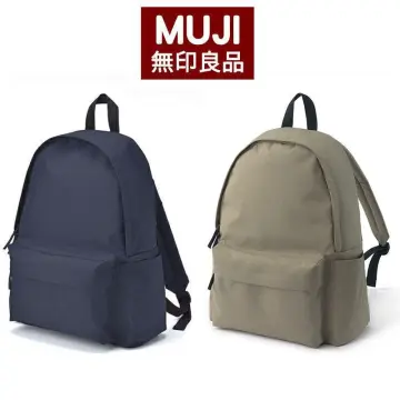 Muji black outlet backpack