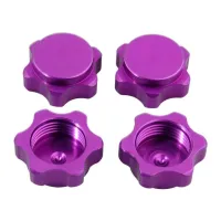 4 pcs 17mm Wheel Hub Hex Nut Fine Anti-dust Cover for 18 RC Car buggy truck upgraded hop-up Parts HSP Axial HPI Traxxas Himoto