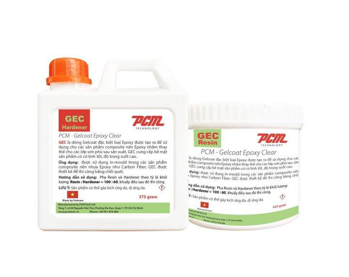 Gelcoat Epoxy Carbon Fiber GEC PCM Tech Lazada.vn