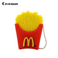 USB Flash Drive Cartoon Mcdonald chips USB 2.0 Flash Drive 8GB 16GB 32GB 64GB 128GB Pendrive 256GB USB Memory Stick Disk